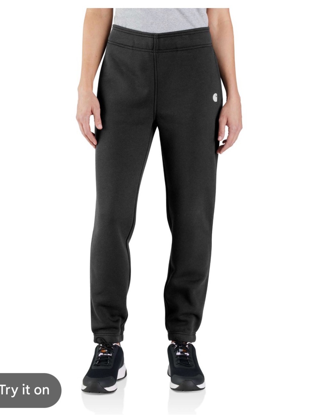 Carhartt womens black relaxed fit joggers size small (4-6)